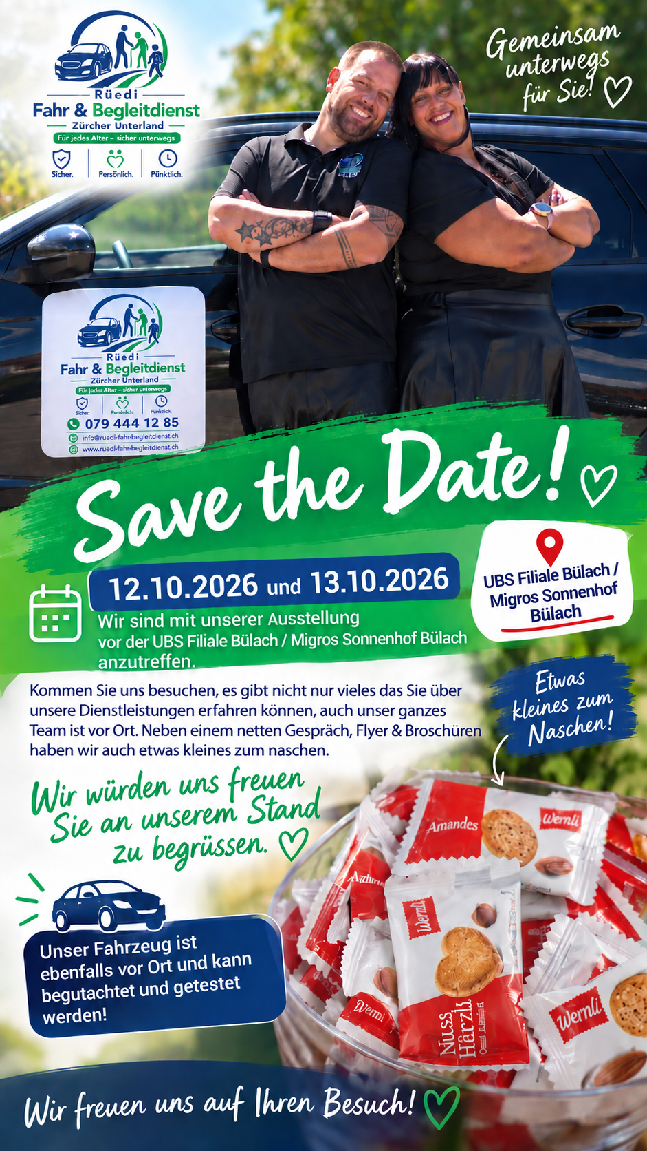 Save The Date Gemeinsam Unterwegs