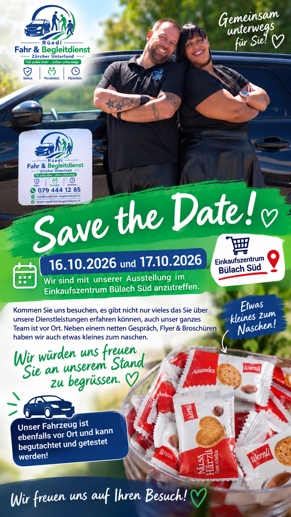 Save The Date Rüedi Unterwegs